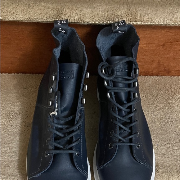 NWT Dr. Martens Blue High-Top Sneakers Size 12 U.S. - Picture 5 of 12